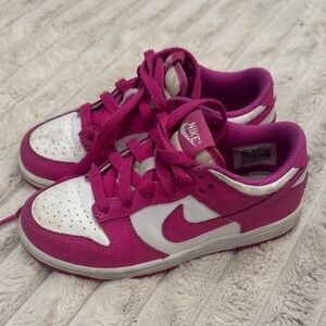 Nike Pink and White dunks